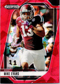 Mike Evans 2025 Prizm Draft Picks RED CRACKED ICE Texas A&M - Bucs WR