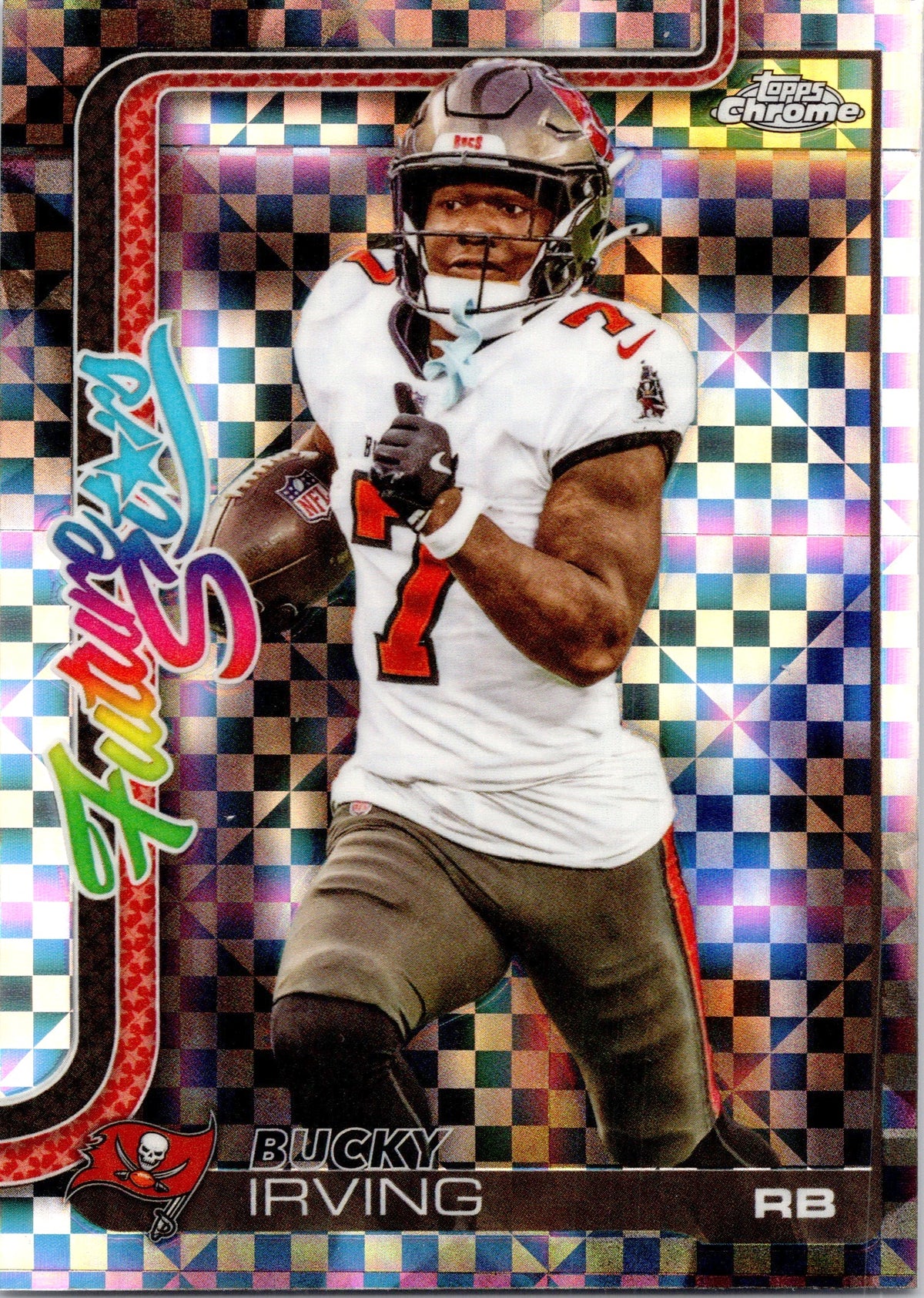 Bucky Irving 2025 Topps Chrome FUTURE STARS X-FRACTOR Buccaneers RB