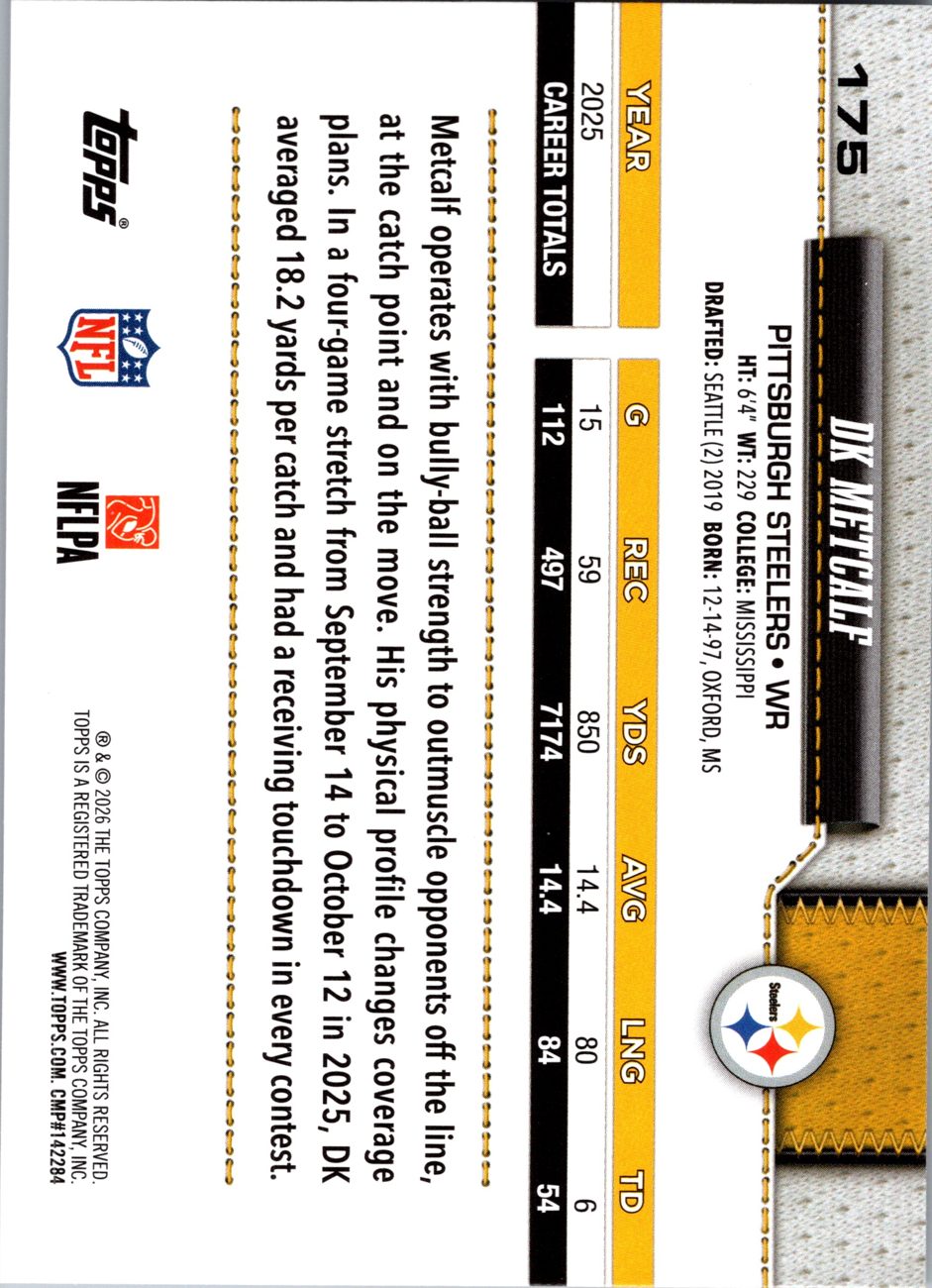 2026 Topps Flagship #175 DK Metcalf