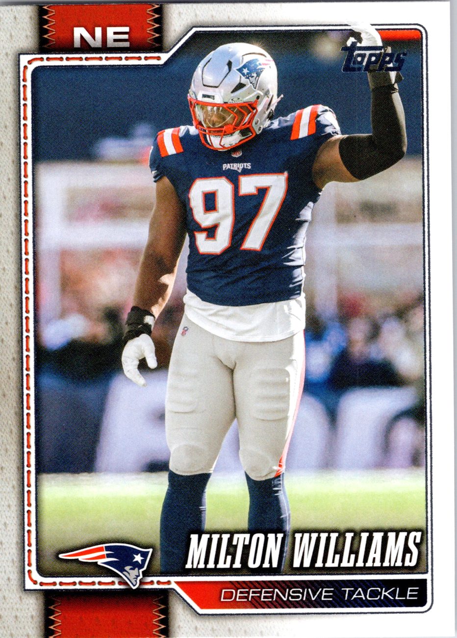 2026 Topps Flagship #142 Milton Williams front