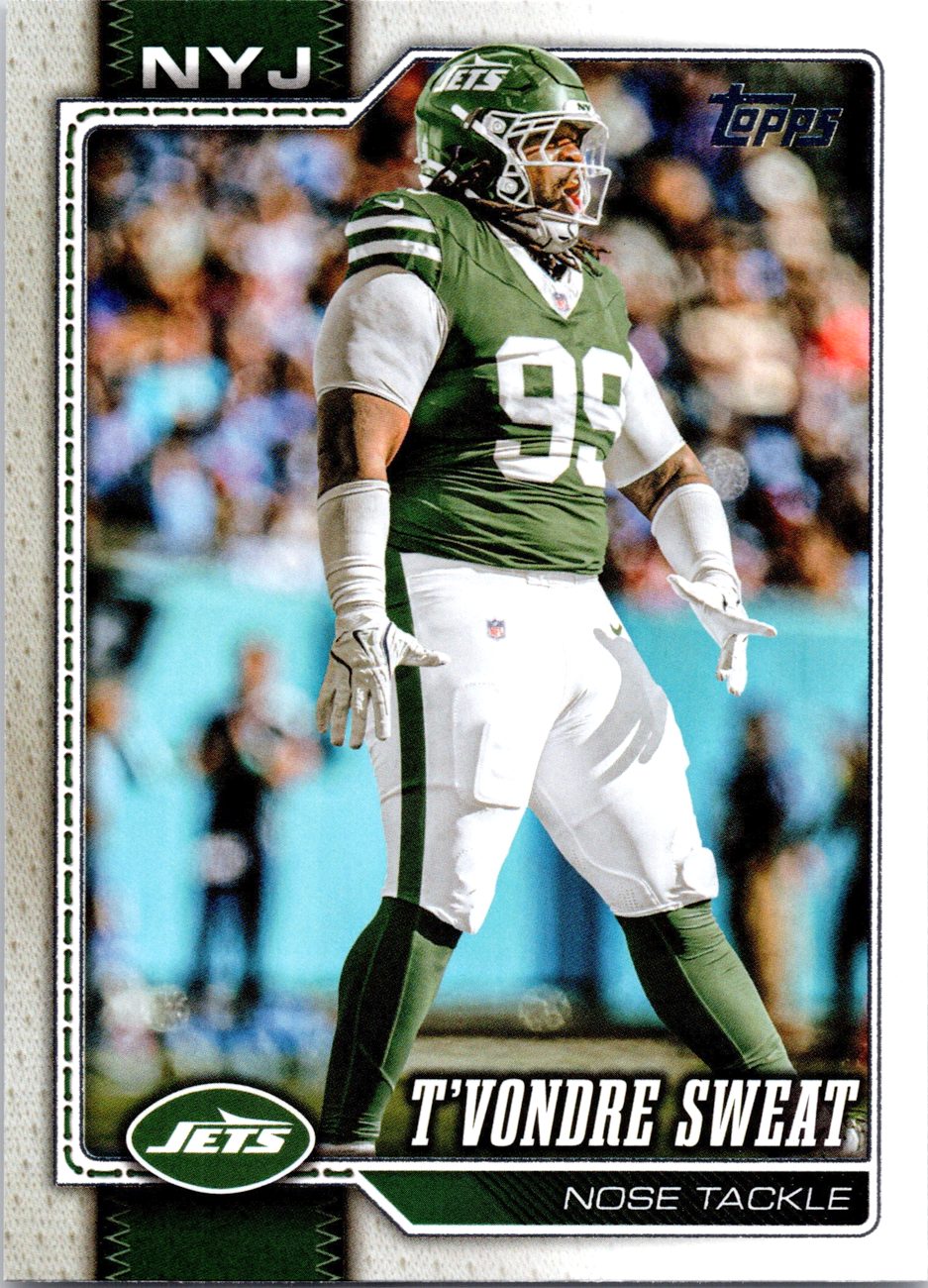 2026 Topps Flagship #256 T'Vondre Sweat front