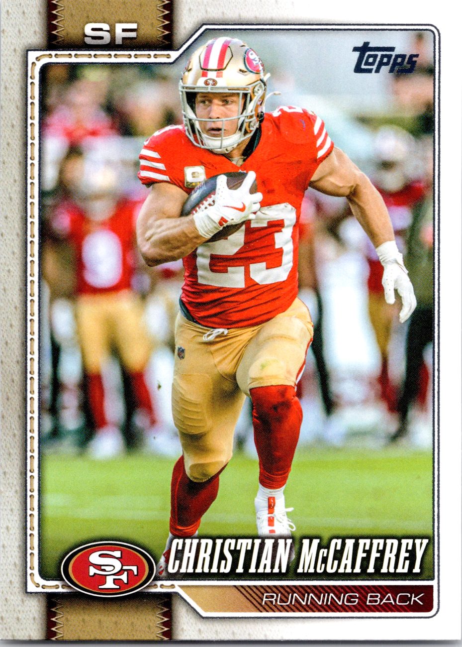 2026 Topps Flagship #186 Christian McCaffrey