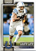 2026 Topps Flagship #228 Laiatu Latu front