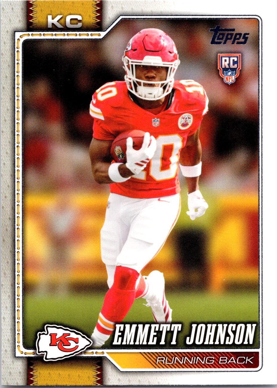 2026 Topps Flagship #313 Emmett Johnson RC front