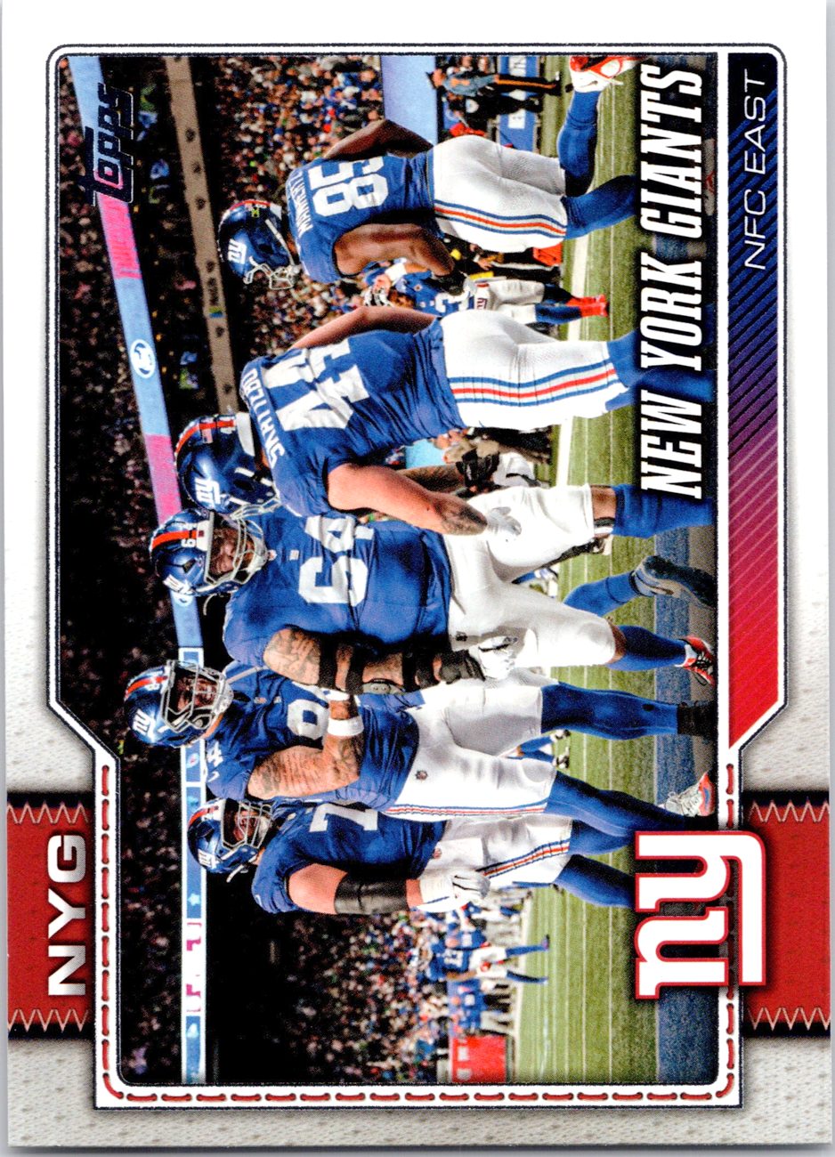 2026 Topps Flagship #275 New York Giants front