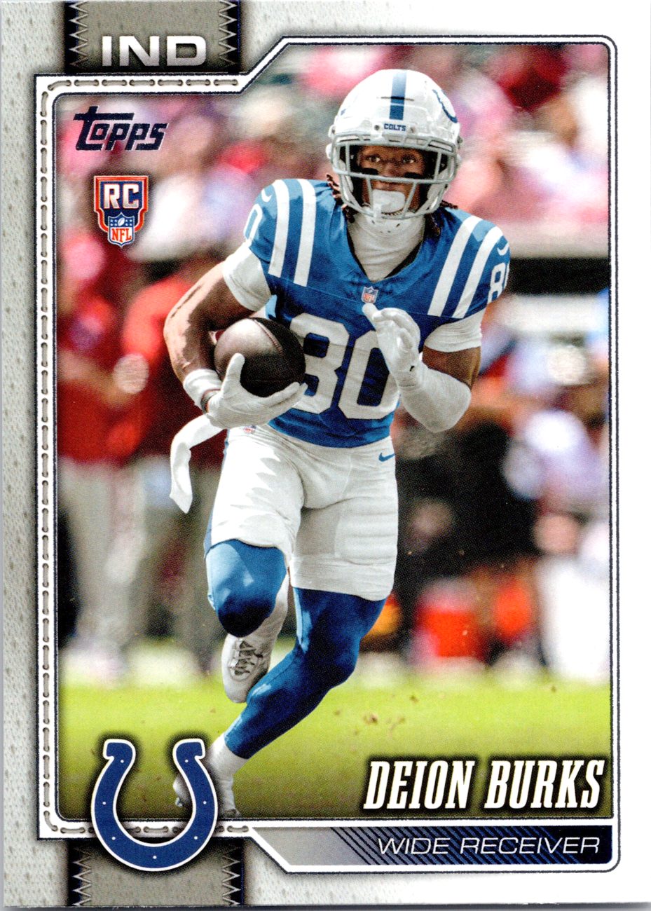 2026 Topps Flagship #333 Deion Burks RC front