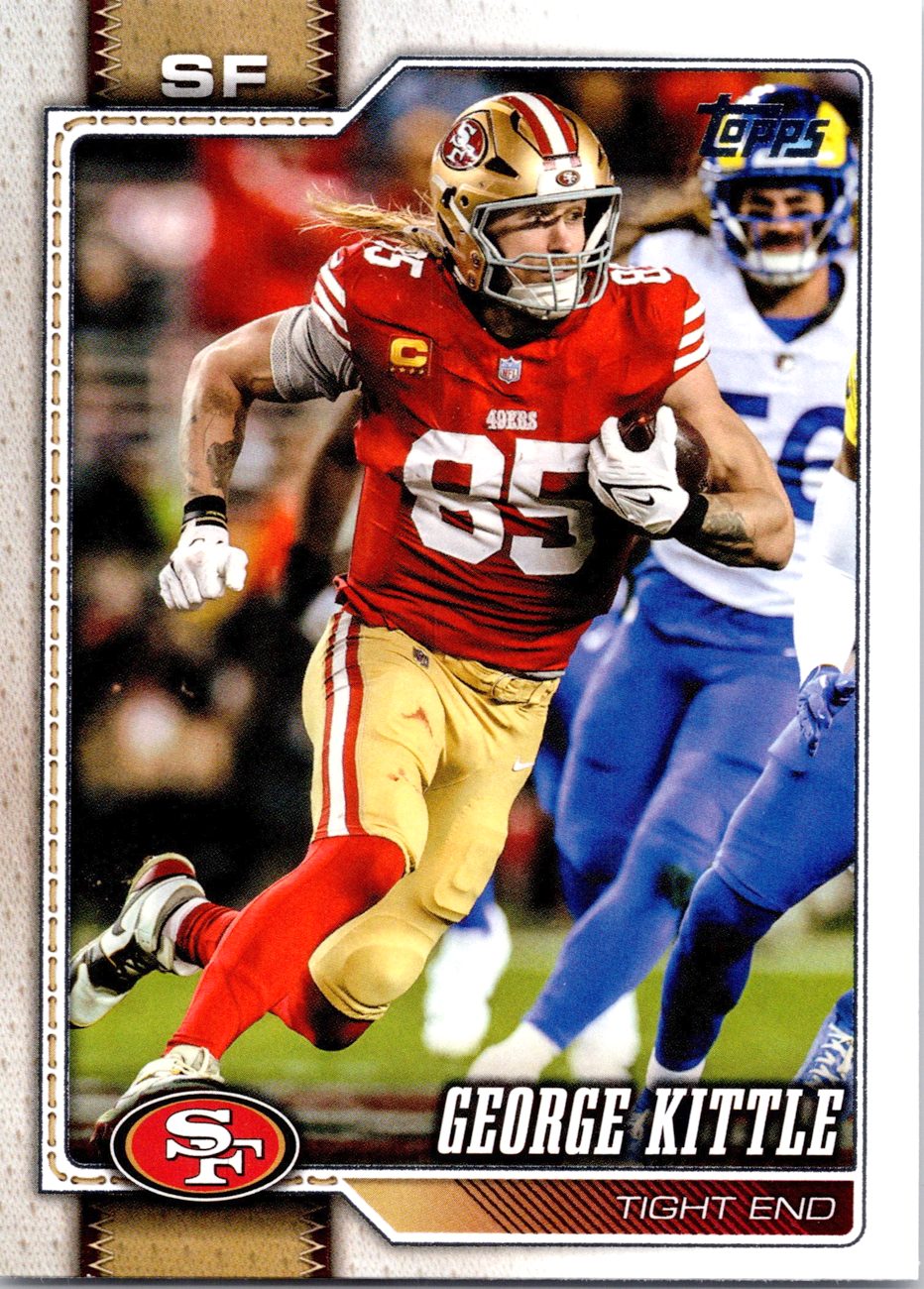 2026 Topps Flagship #183 George Kittle front