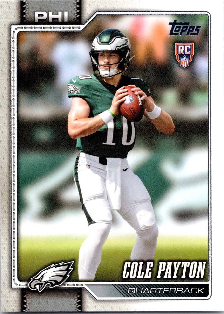2026 Topps Flagship #307 Cole Payton RC front