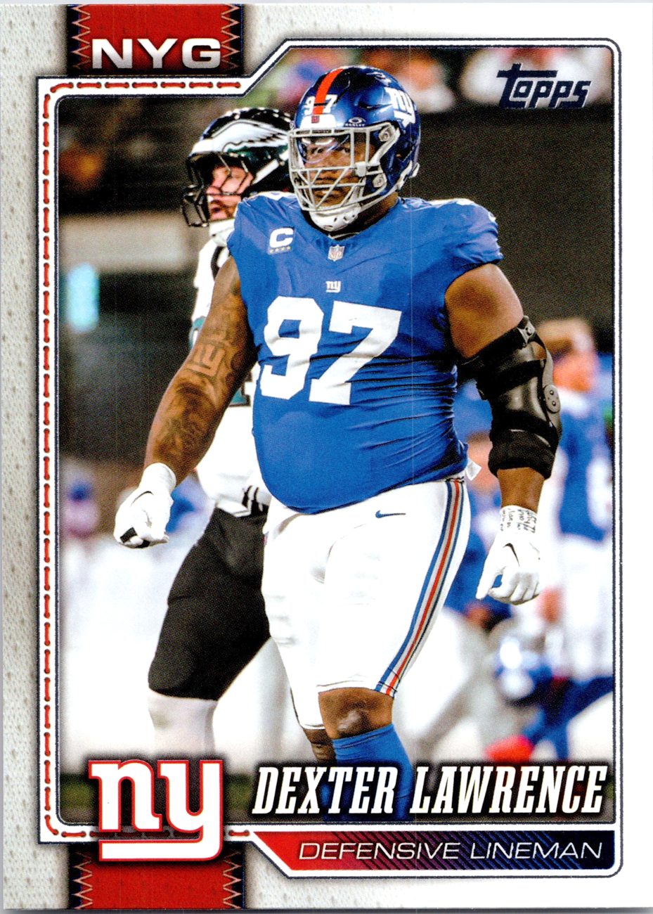 2026 Topps Flagship #155 Dexter Lawrence front