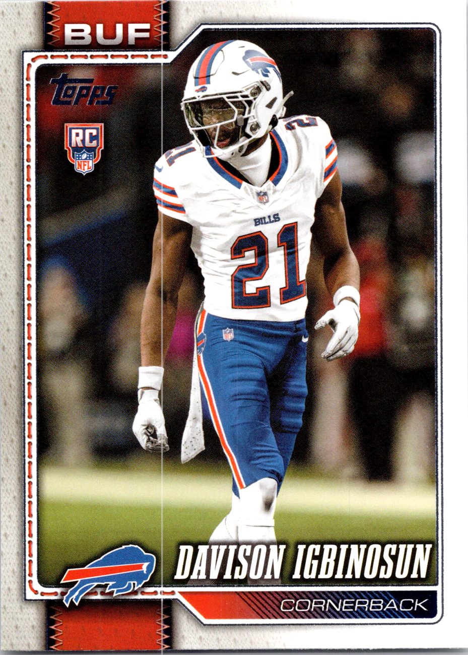 2026 Topps Flagship #349 Davison Igbinosun RC front