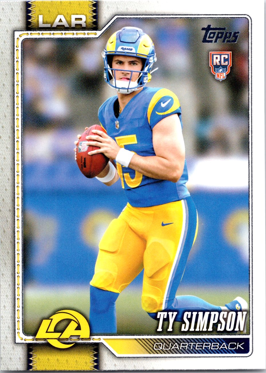 2026 Topps Flagship #302 Ty Simpson RC front