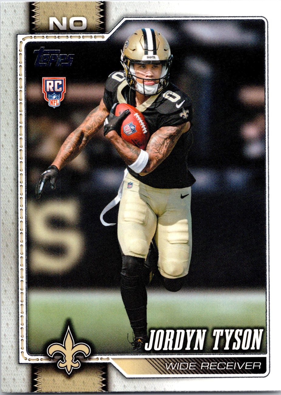 2026 Topps Flagship #320 Jordyn Tyson RC front