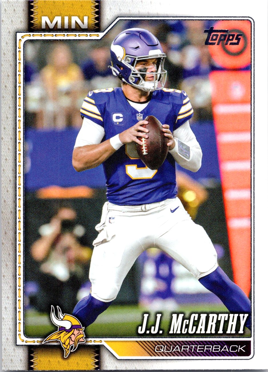 2026 Topps Flagship #134 J.J. McCarthy front