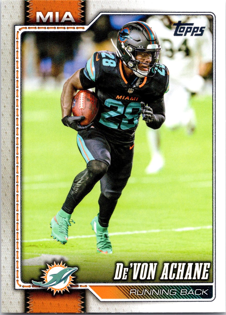 2026 Topps Flagship #127 De'Von Achane front