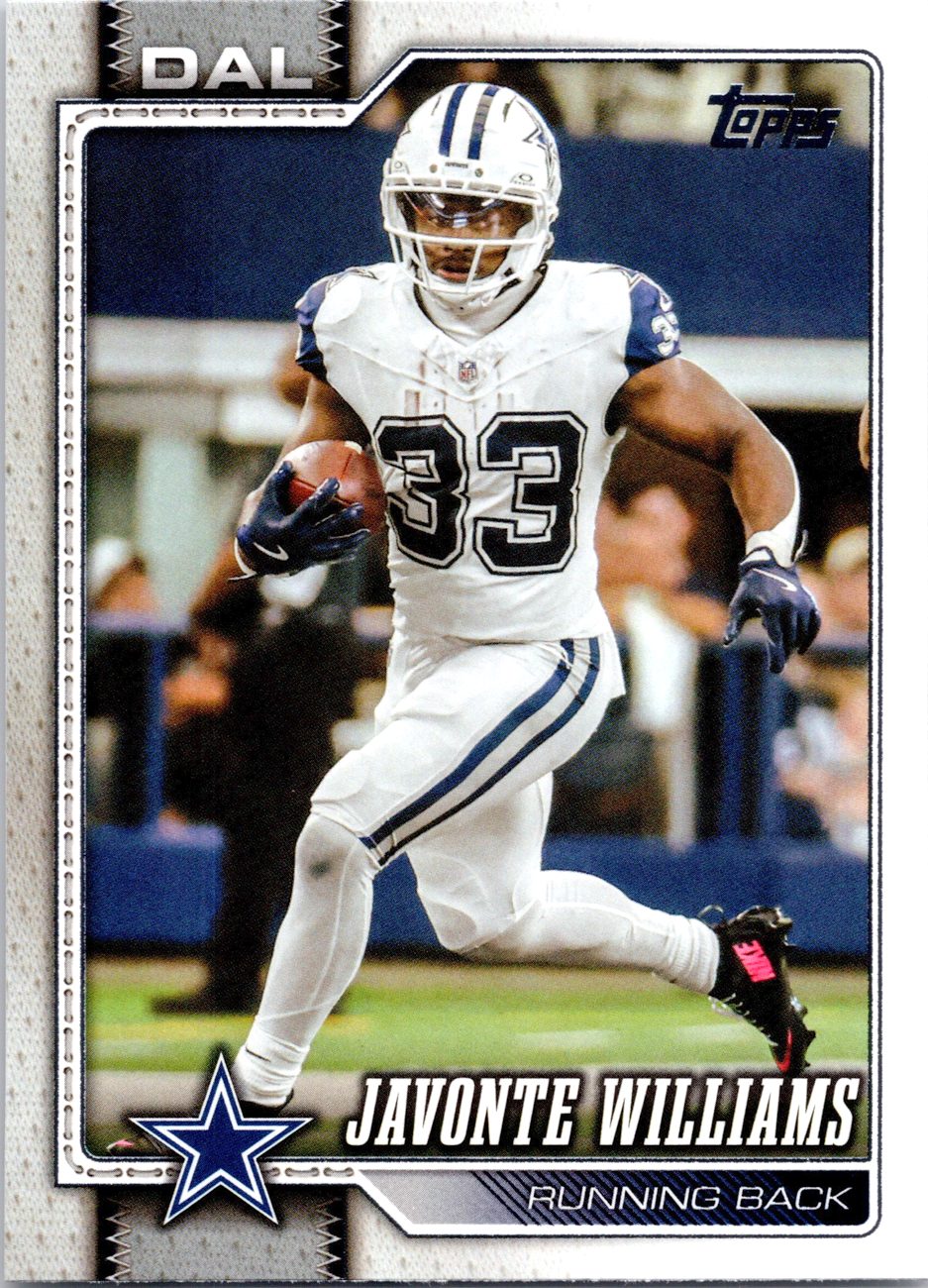 2026 Topps Flagship #51 Javonte Williams front