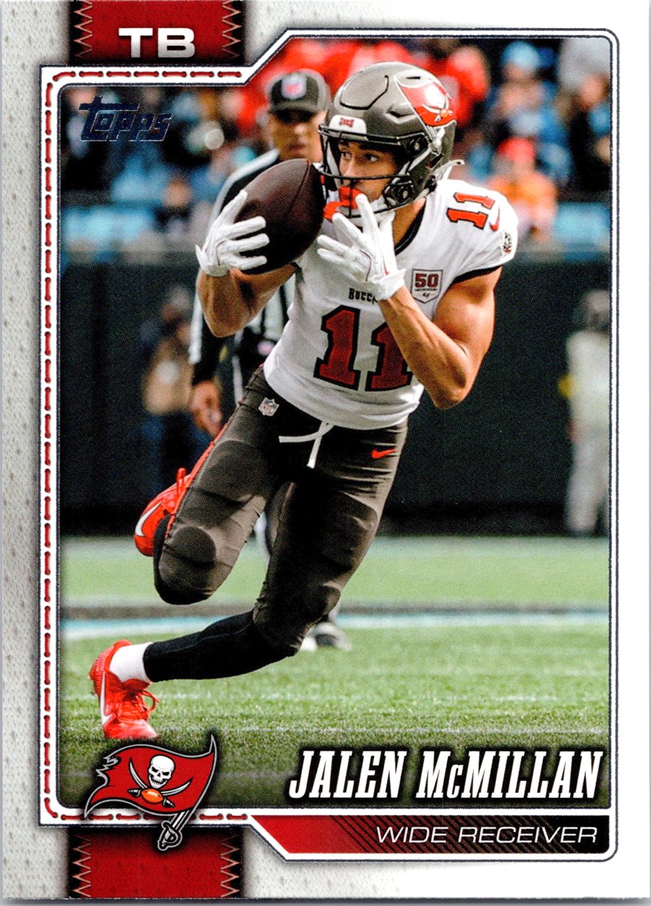 2026 Topps Flagship #187 Jalen McMillan front