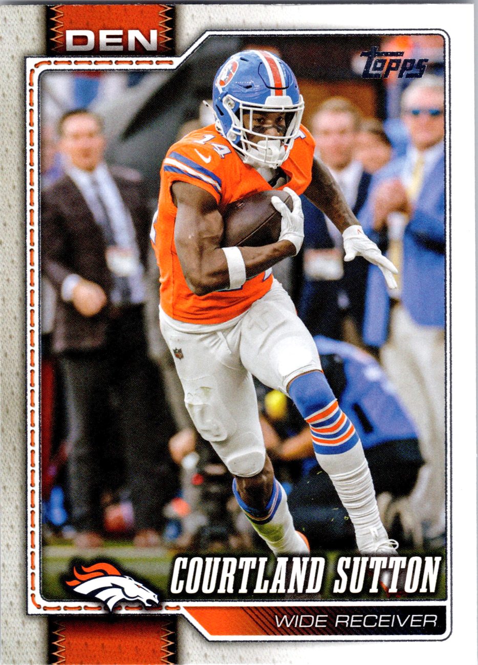 2026 Topps Flagship #62 Courtland Sutton front