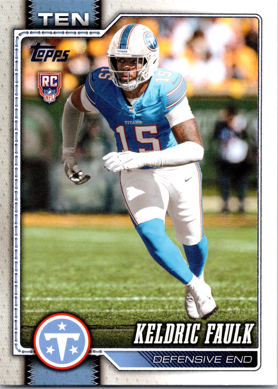 2026 Topps Flagship #344 Keldric Faulk RC front