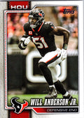 2026 Topps Flagship #82 Will Anderson Jr. front