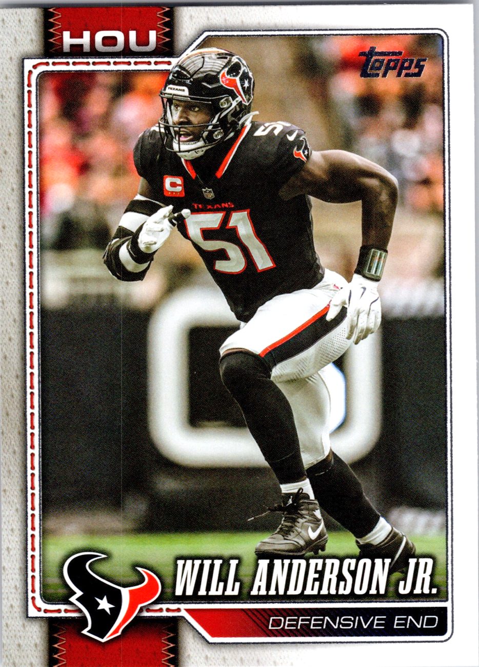 2026 Topps Flagship #82 Will Anderson Jr. front