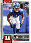 2026 Topps Flagship #346 Arvell Reese RC front