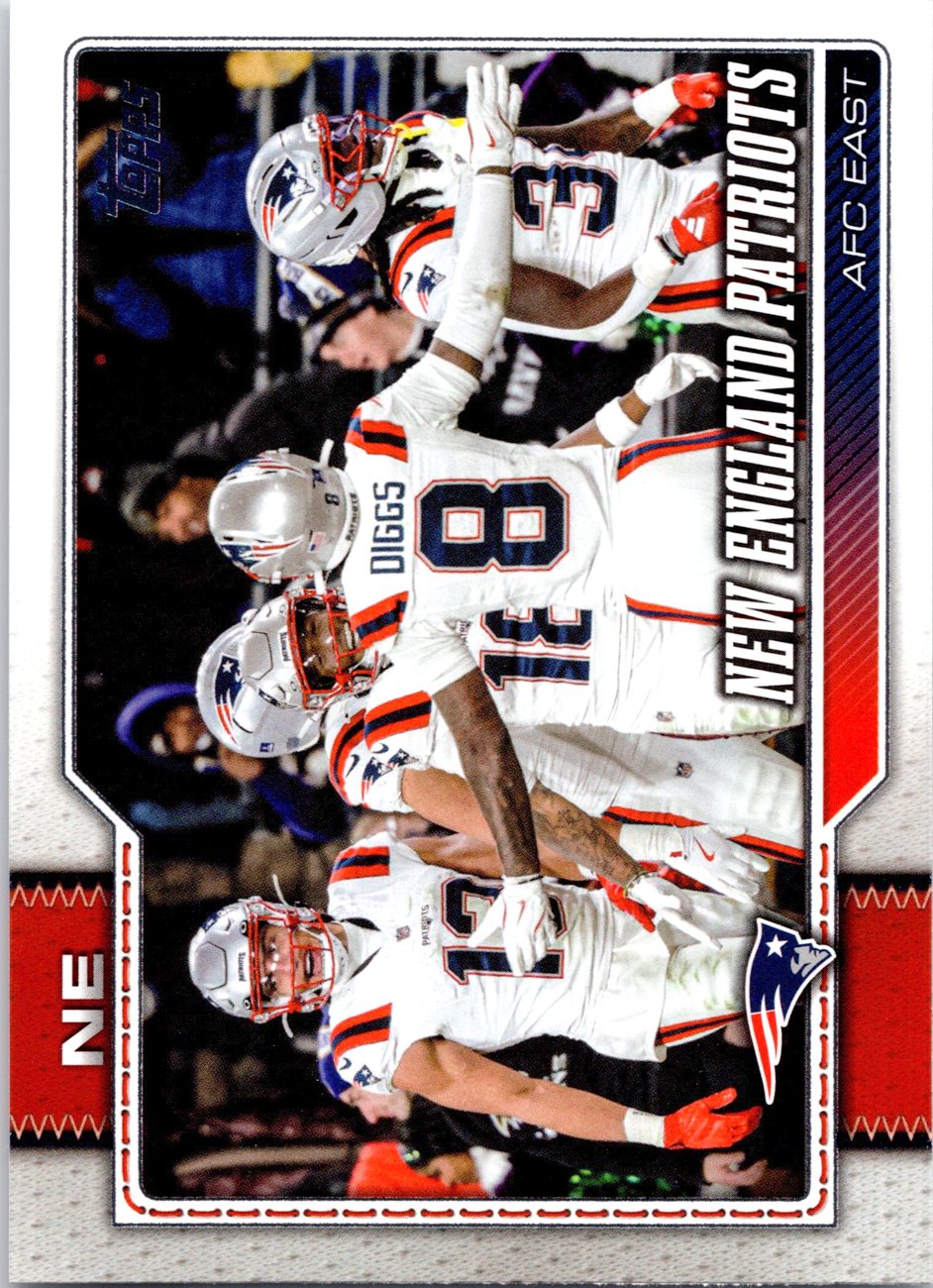 2026 Topps Flagship #278 New England Patriots front