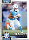 2026 Topps Flagship #314 Nick Singleton RC front