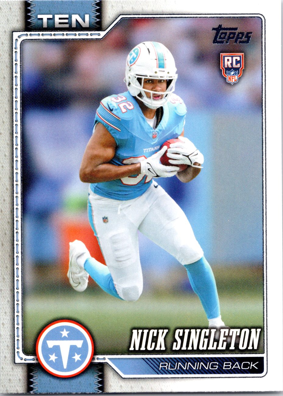 2026 Topps Flagship #314 Nick Singleton RC front