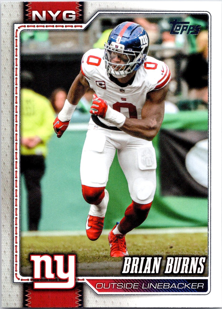 2026 Topps Flagship #154 Brian Burns front
