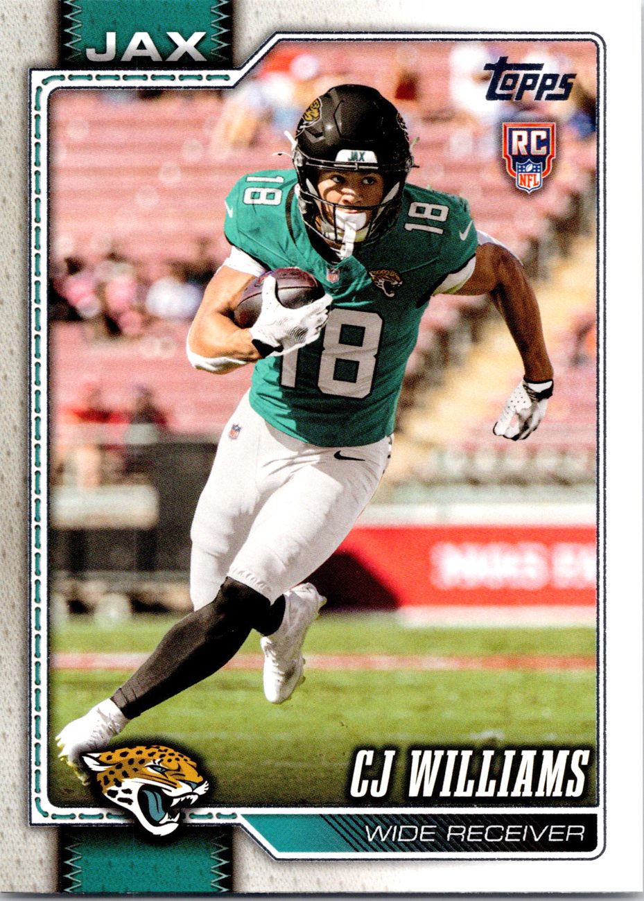 2026 Topps Flagship #394 CJ Williams RC front