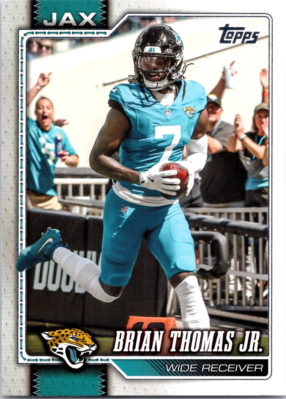 2026 Topps Flagship #92 Brian Thomas Jr. front