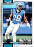 2026 Topps Flagship #210 Jalen Coker front