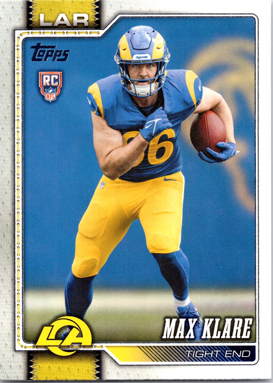 2026 Topps Flagship #340 Max Klare RC front