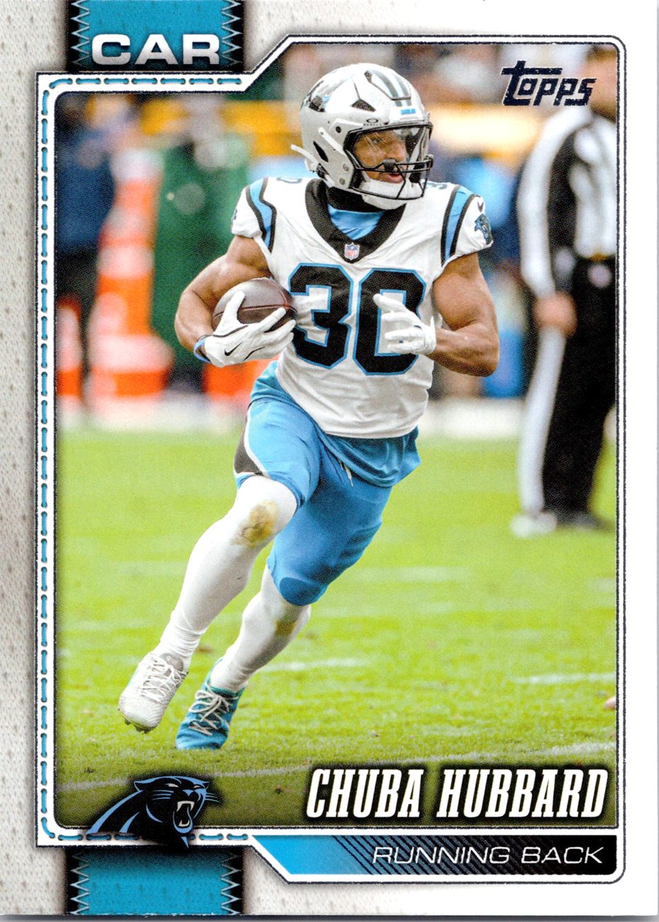 2026 Topps Flagship #28 Chuba Hubbard front