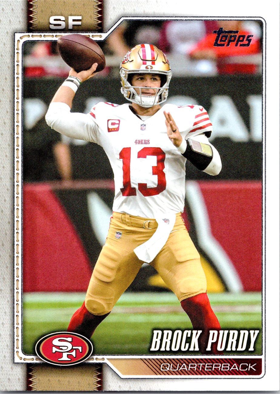 2026 Topps Flagship #185 Brock Purdy front
