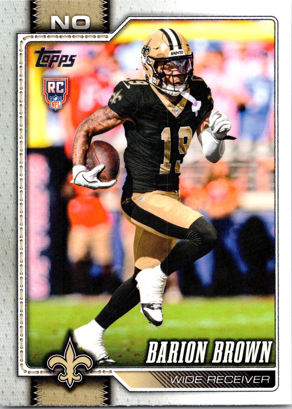2026 Topps Flagship #386 Barion Brown RC front