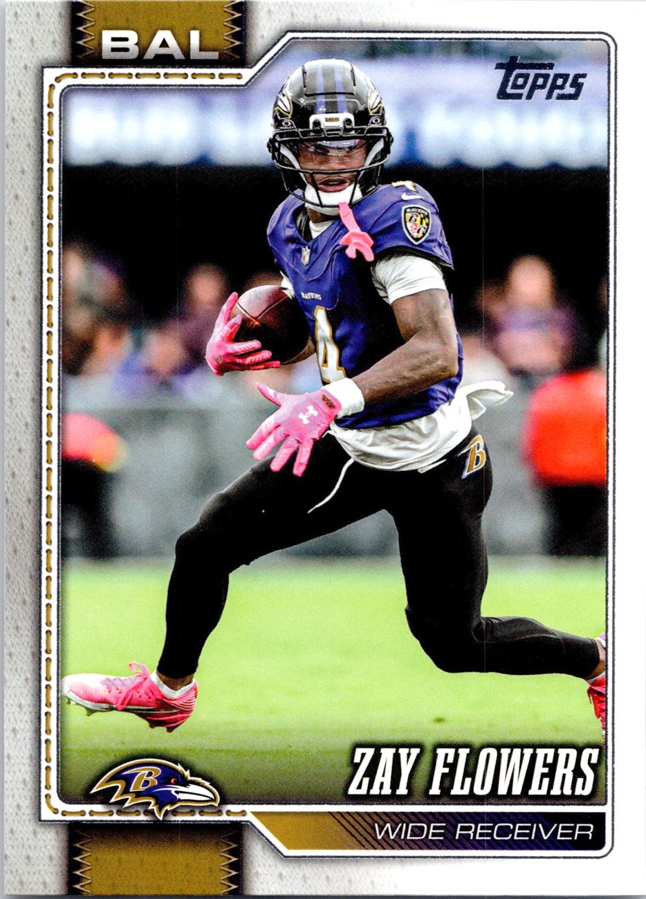2026 Topps Flagship #14 Zay Flowers front