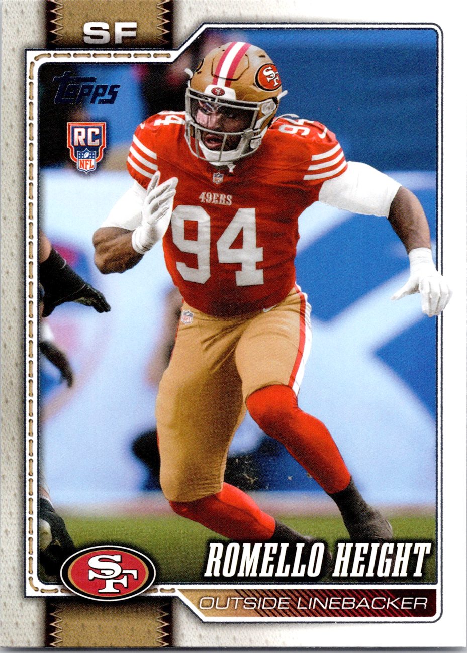 2026 Topps Flagship #358 Romello Height RC front