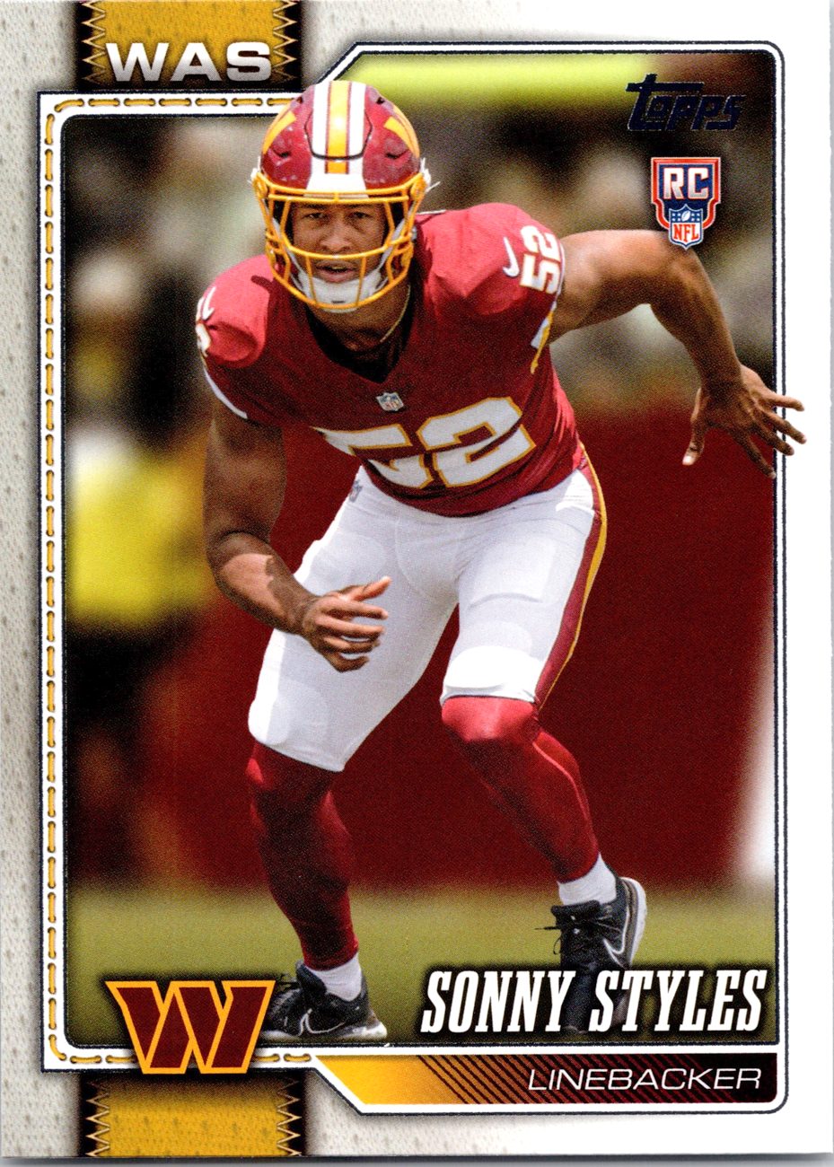 2026 Topps Flagship #347 Sonny Styles RC front
