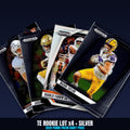 2025 Prizm Draft Picks TE Rookie Lot x4 - Mason Taylor + Fannin Silver Prizm