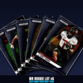 2025 Prizm Draft Picks WR Rookie Lot x6 - Brooks, Sheppard, Hudson, Wease RC