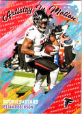Bijan Robinson 2025 Rookies & Stars ARTISTRY IN MOTION Insert Falcons