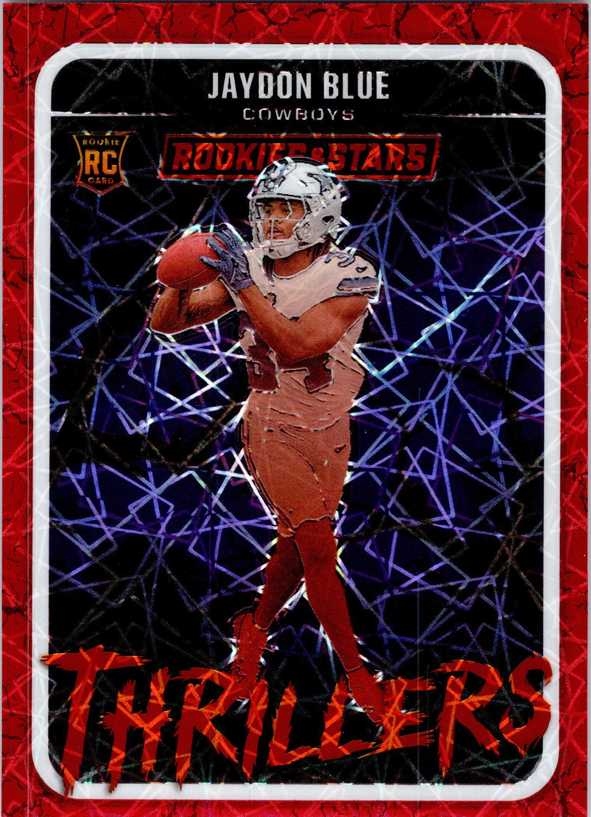 Jaydon Blue 2025 Rookies & Stars THRILLERS Insert Dallas Cowboys RC