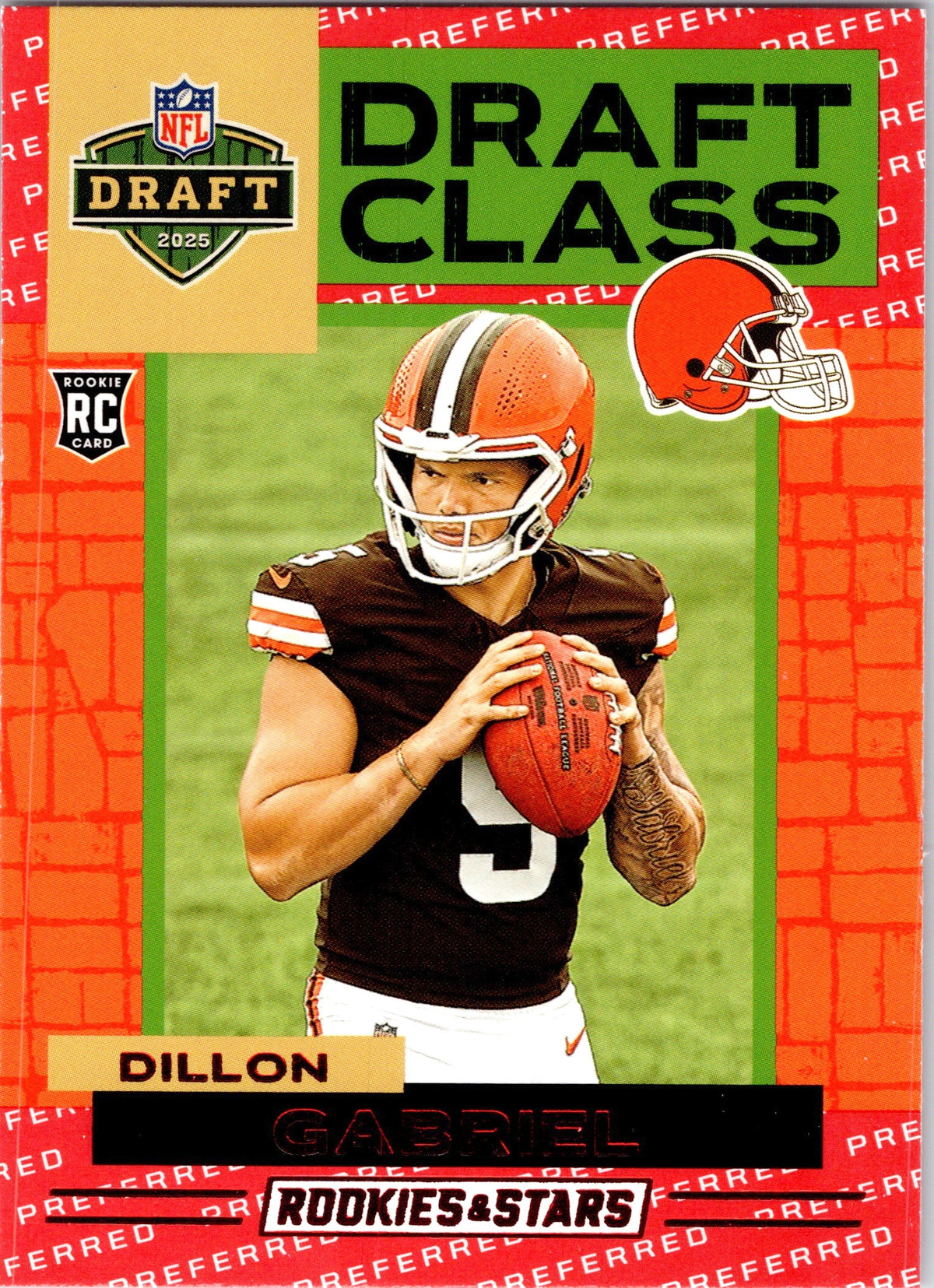 Dillon Gabriel 2025 Rookies & Stars DRAFT CLASS Insert Browns RC