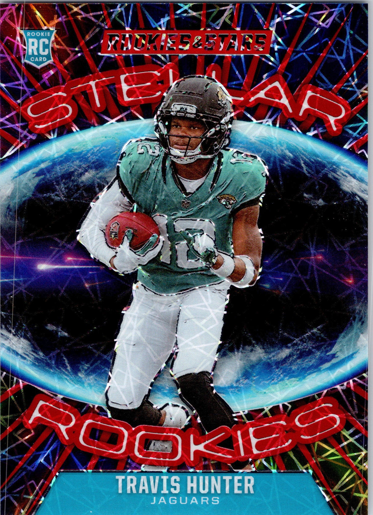 Travis Hunter 2025 Rookies & Stars STELLAR ROOKIES Insert Jaguars RC