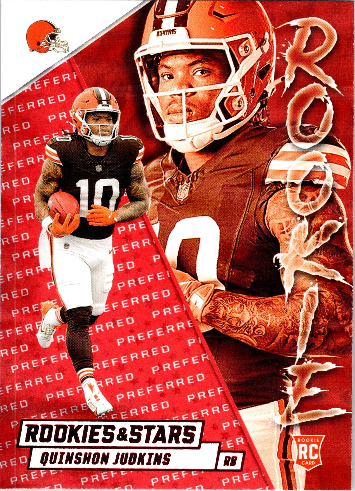 Quinshon Judkins 2025 Rookies & Stars ROOKIES Insert Browns RC