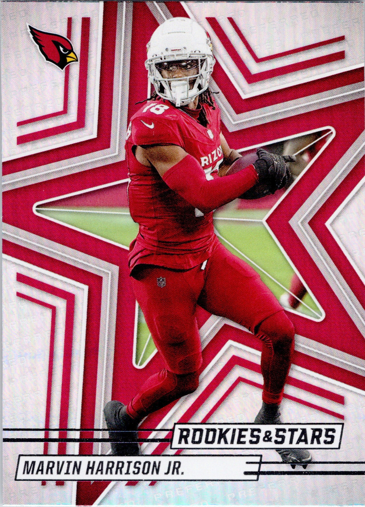 Marvin Harrison Jr 2025 Panini Rookies & Stars #15 Arizona Cardinals WR