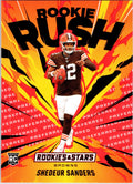Shedeur Sanders 2025 Rookies & Stars ROOKIE RUSH Insert Browns RC