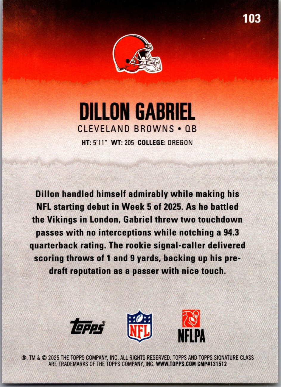 2025 Topps Signature Class Rookie QB Lot x7 - Caleb Williams, Stroud, Gabriel