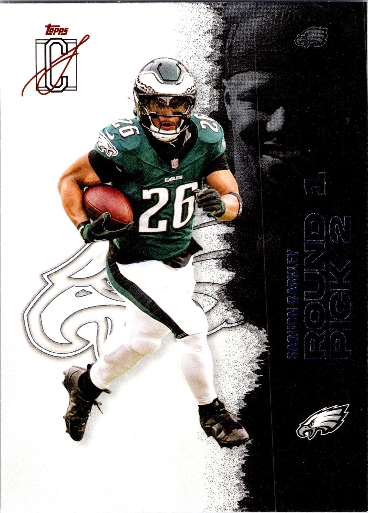 Saquon Barkley 2025 Topps Signature Class #43 Philadelphia Eagles RB